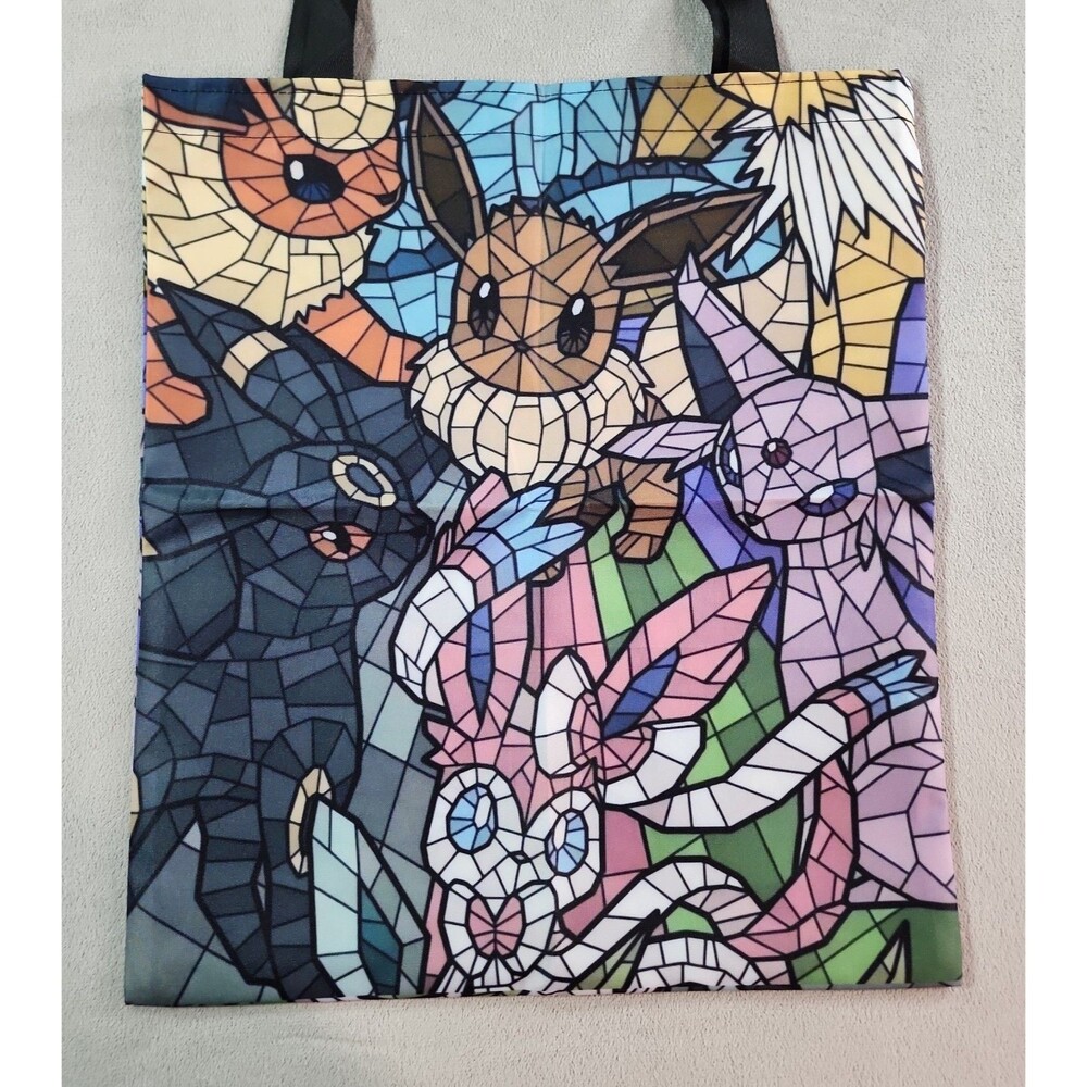 Pokémon Eeveelutions Stained Glass Tote Bag | 13.5"W x 16"L - Picture 4 of 4